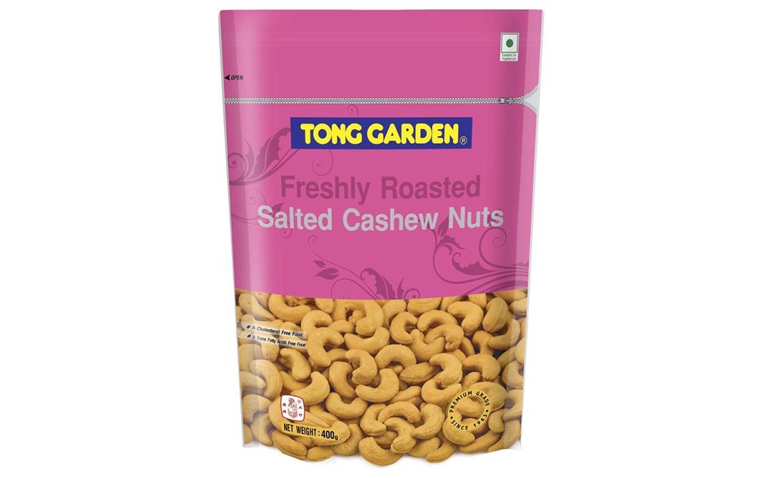 Tong Garden Freshly Roasted Salted Cashew Nuts   Pack  400 grams
